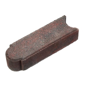 Edgestone 11.75 in. x 4 in. x 3 in. Red/Charcoal Concrete Edging (288-Piece Pallet)