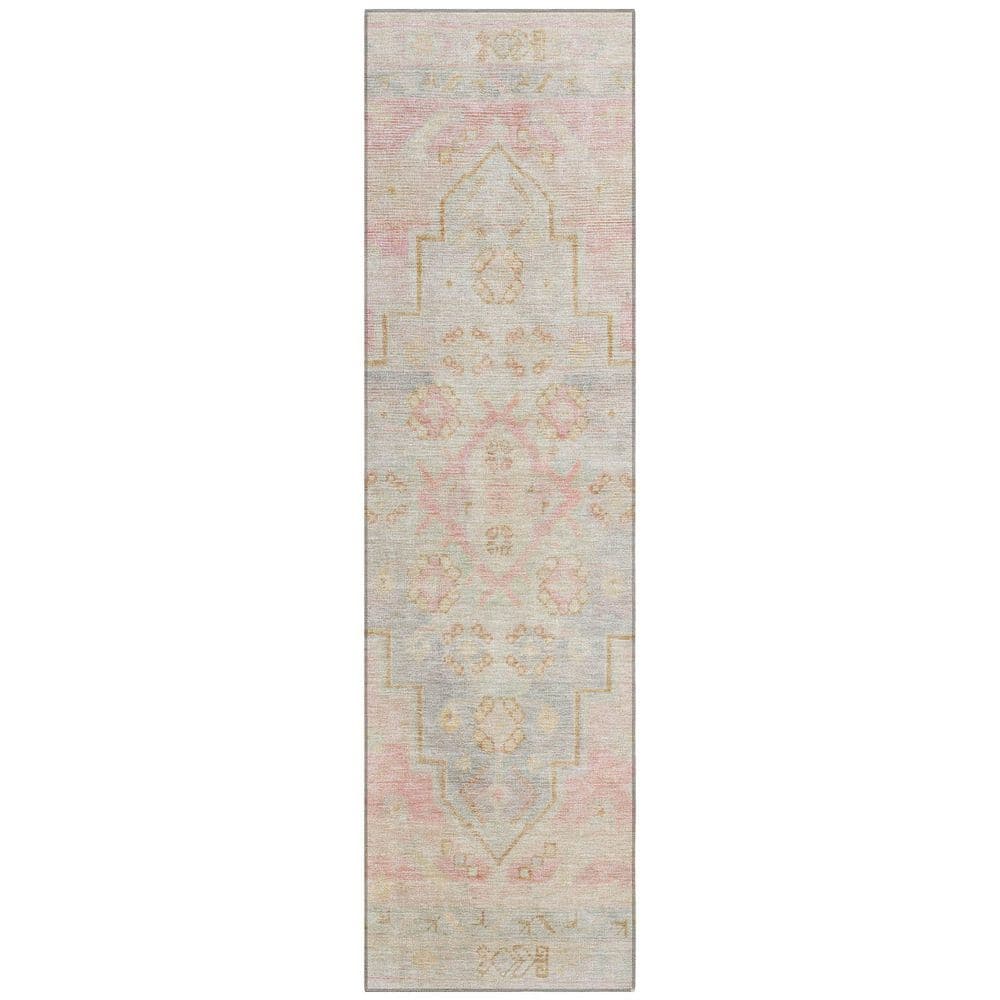 Chantille Machine Washable Indoor/Outdoor Abstract ACN1918 Pink 2 ft. 3 in. x 7 ft. 6 in. Runner Rug price history on PriceWatchPro