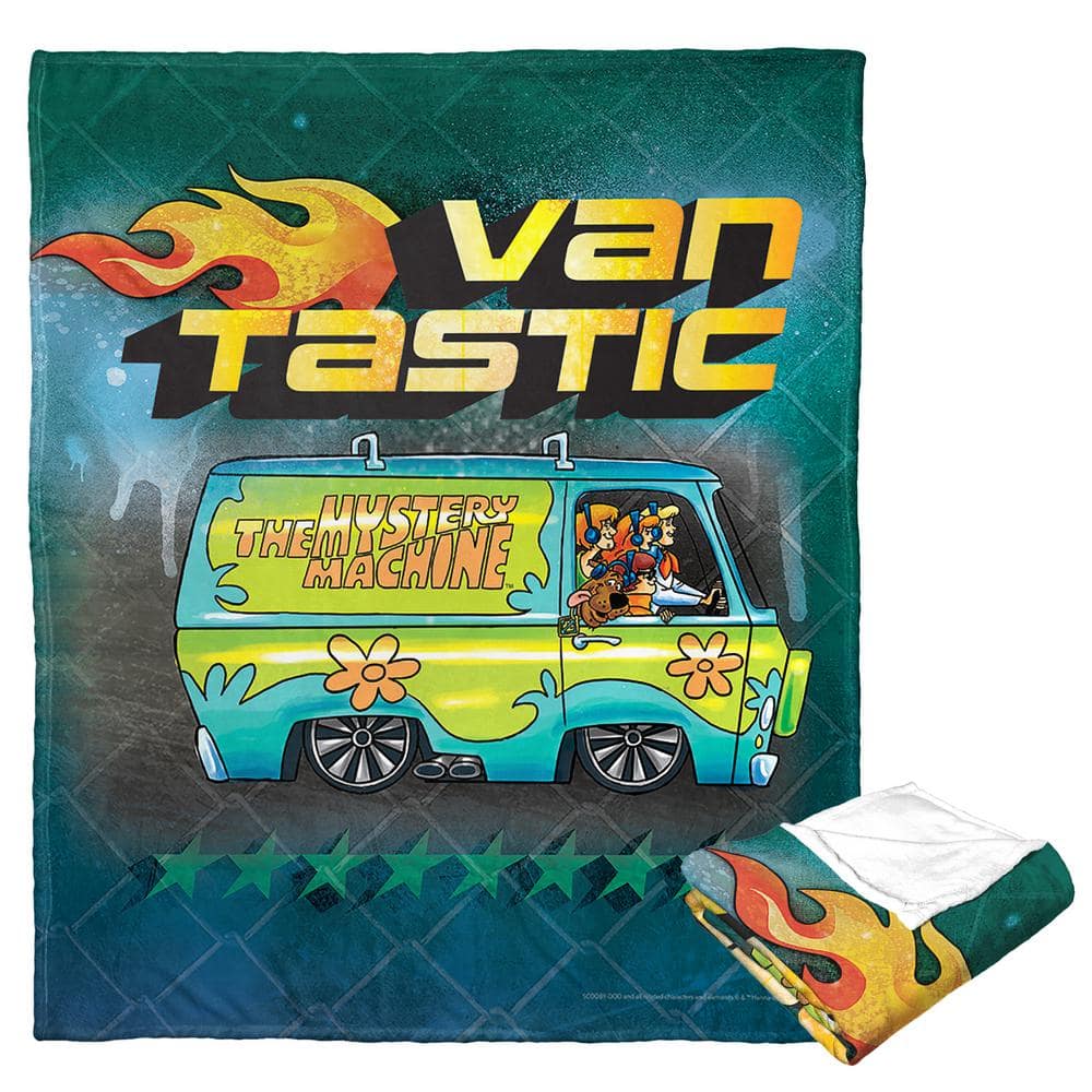 THE NORTHWEST GROUP Scooby Doo Vantastic Silk Touch Multi-Colored Throw Blanket
