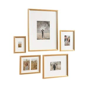 Adlynn Gold Picture Frame (Set of 5)