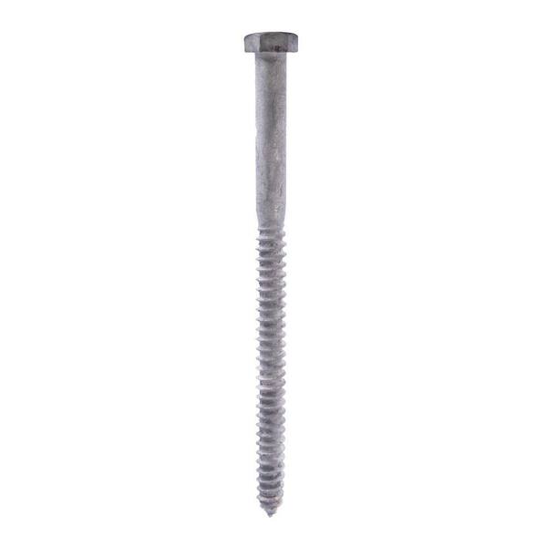 10 Pack Building Supply K.C 5/8-5 x 10 Inch Hot Dipped Galvanized Lag Bolt 