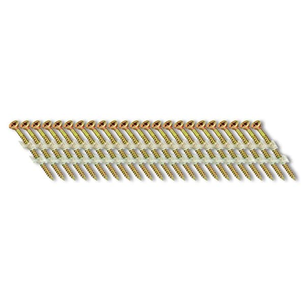 Scrail 2 in. x 1/9 in. 33-Degree Plastic Strip Square-Head Nail Screw Fastener (1,000-Pack)