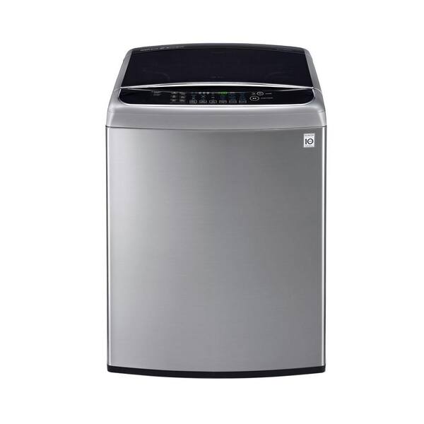 LG 4.9 cu. ft. High-Efficiency Top Load Washer with Steam and TurboWash in Graphite Steel, ENERGY STAR