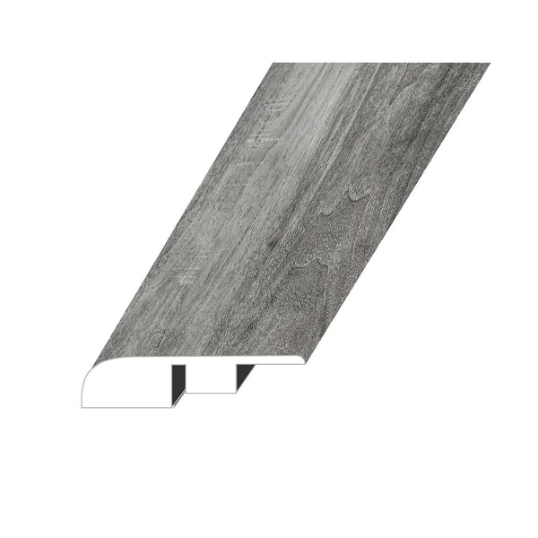 null SILVA Nocturne Blade 0.6 in. Thick x 1.4 in. W x 94.5 in. L SPC Vinyl End Cap Molding