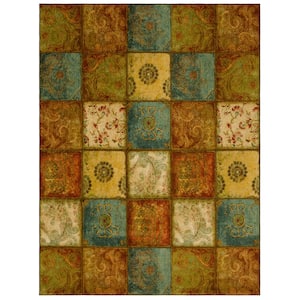 Artifact Panel Multi 7 ft. 6 in. x 10 ft. Patchwork Area Rug