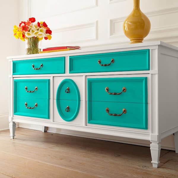 1 qt. #HDC-MD-22 Tropical Sea Interior Chalk Decorative Paint