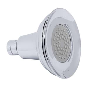 New Hampotn/Williamsburg 1-Spray 4 in. Single Wall Mount Fixed Shower Head in Polished Chrome