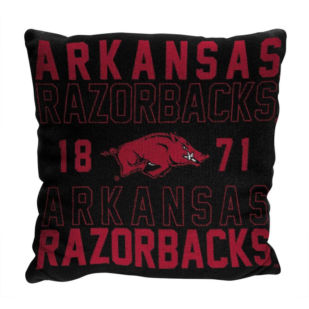 THE NORTHWEST GROUP NCAA Arkansas Stacked Pillow 1COL130020014RET The Home Depot