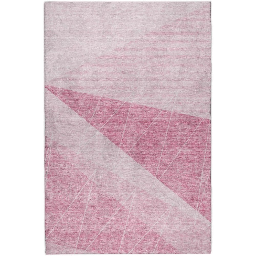 Dream Shag Premium Machine Washable Abstract ADS706 Pink 9 ft. x 12 ft. Area Rug price history on PriceWatchPro
