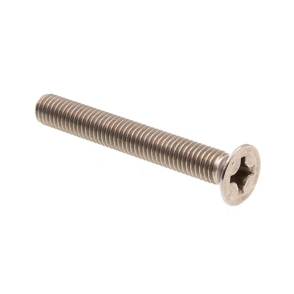Prime-Line M8-1.25 x 60 mm Grade A2-70 Stainless Steel Phillips Drive Flat  Head Metric Machine Screws (5-Pack) 9121806 - The Home Depot
