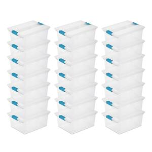 Deep Storage Container Tote in Clear 28-Pack