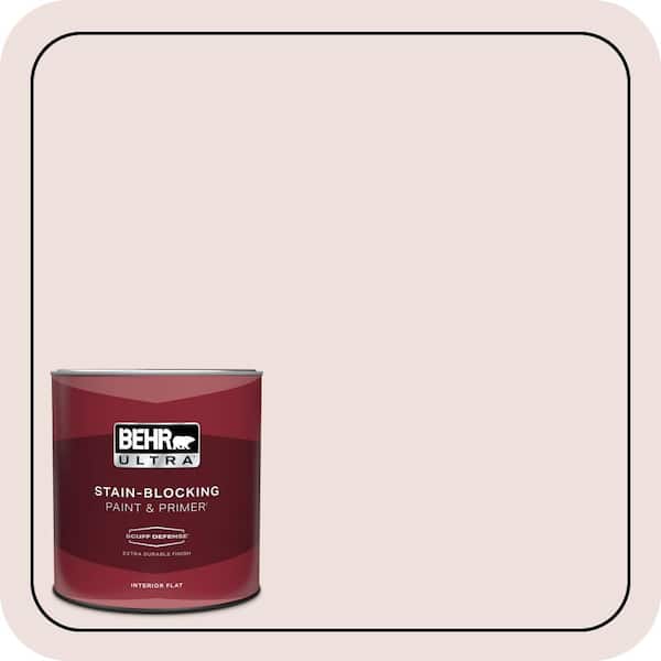BEHR ULTRA 1 qt. #160E-1 Milady Extra Durable Flat Interior Paint & Primer