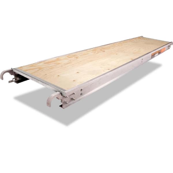 MetalTech 7 ft. x 19 in Scaffolding Platform with 5/8 Plywood Plank and Reinforced Edge Capping