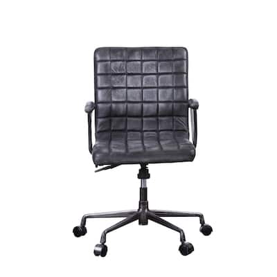 Leather Office Chairs Home, Top Grain Leather Ergonomic Chair