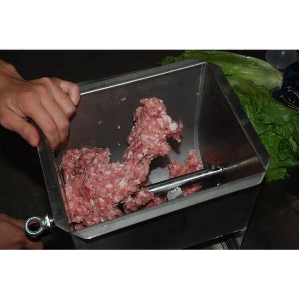 thumbnail image 2 of Hakka Electric Tilt Tank Meat Mixer – 60lbs/30L Capacity, Countertop, 1 Speed 2 of 6