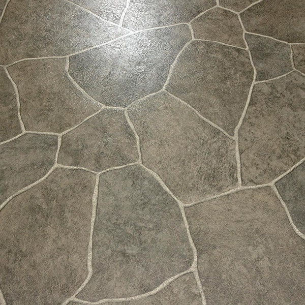 TrafficMaster Natural Paver 8 MIL x 12 ft. W x Cut to Length
