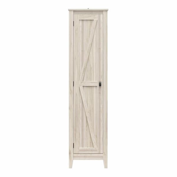Systembuild Evolution Brownwood 18 in. Wide Storage Cabinet, Light Walnut