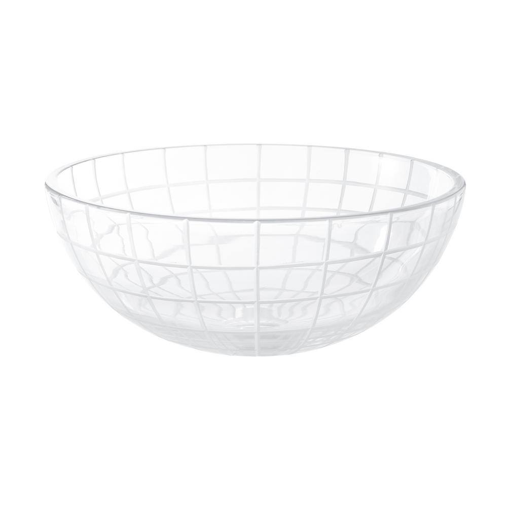 Virage 16" Clear Glass Round Vessel Sink