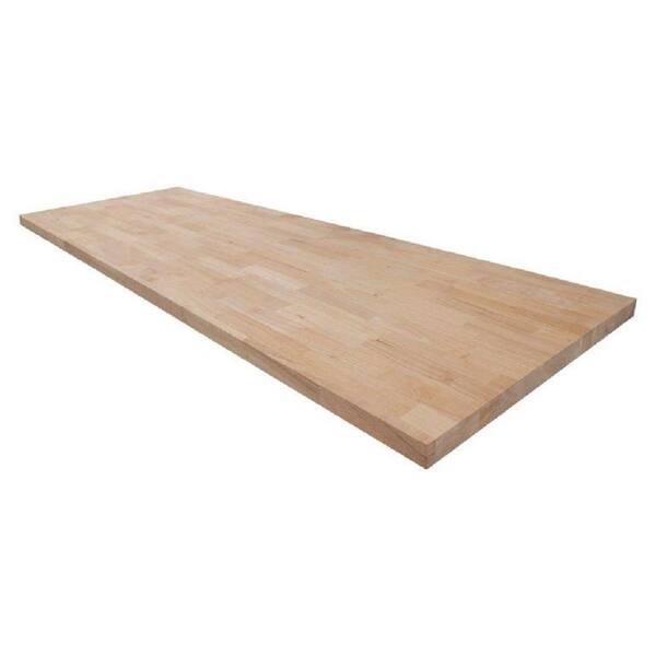 Msi Unfinished Hevea Maple 6 Ft L X 25 In D X 15 In T Butcher Block Countertop Wsl 