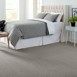 Shiloh Point  - Masonry - Gray 40 oz. Triexta Pattern Installed Carpet