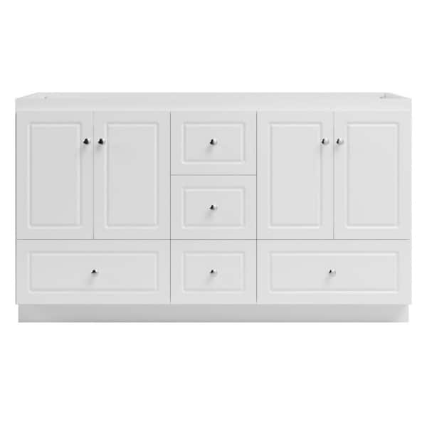 Simplicity by Strasser Ultraline 60 in. W x 21 in. D x 34.5 in. H Bath Vanity Cabinet without Top in Winterset