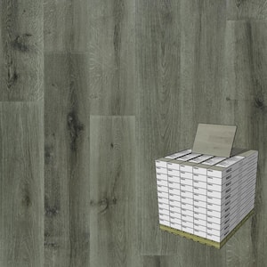 Outlast+ Montage Grey Oak 12 mm T x 7.4 in. W Waterproof Laminate Wood Flooring (1079.7 sqft/pallet)