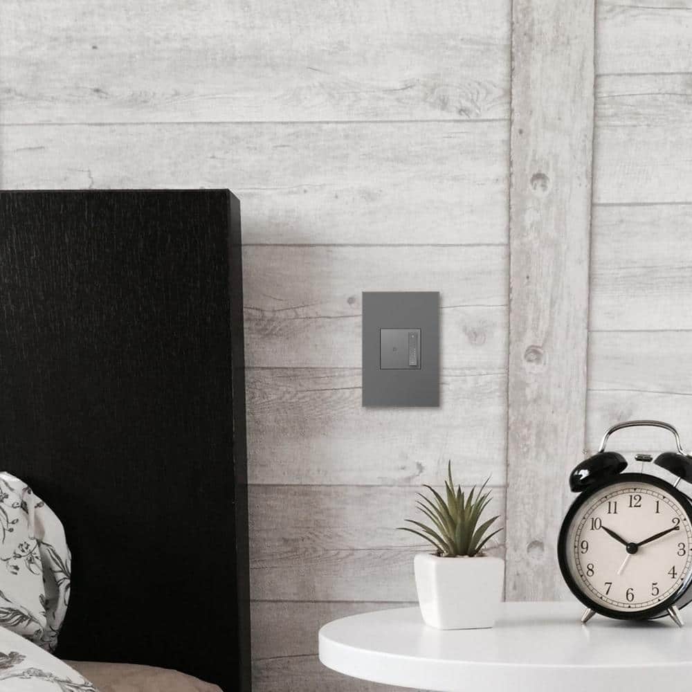 Magnesium Finish Smart Dimmer Switch with Soft Tap Technology