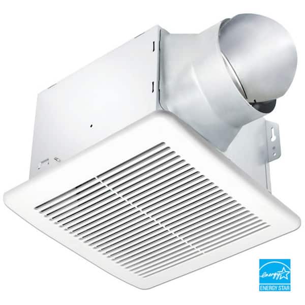 Smart Series 150-200 CFM Ceiling Bathroom Exhaust Fan with Adjustable High Speed Options, Energy Star