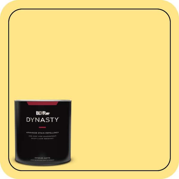 BEHR DYNASTY 1 qt. #P300-5 Upbeat Matte Interior Stain-Blocking Paint & Primer