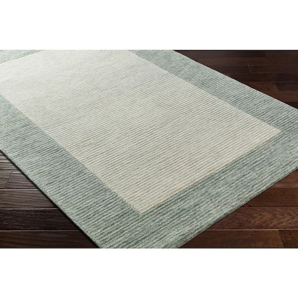 Skylar SLR-2302 8 ft. x 10 ft. Green Handmade, Area Rug
