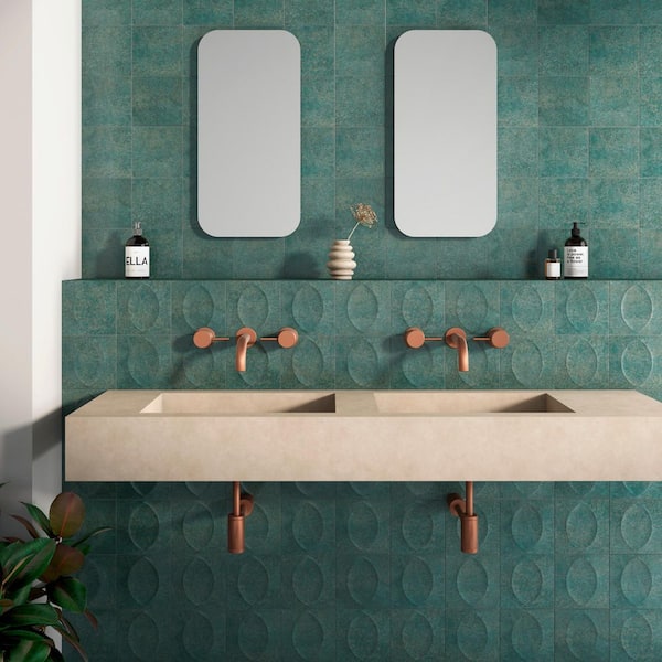 Spanish Tiffany Teal 6 in. x 6 in. Matte Square Ceramic Wall Tile (44 -Pieces, 10.76 sq. ft. /Case)