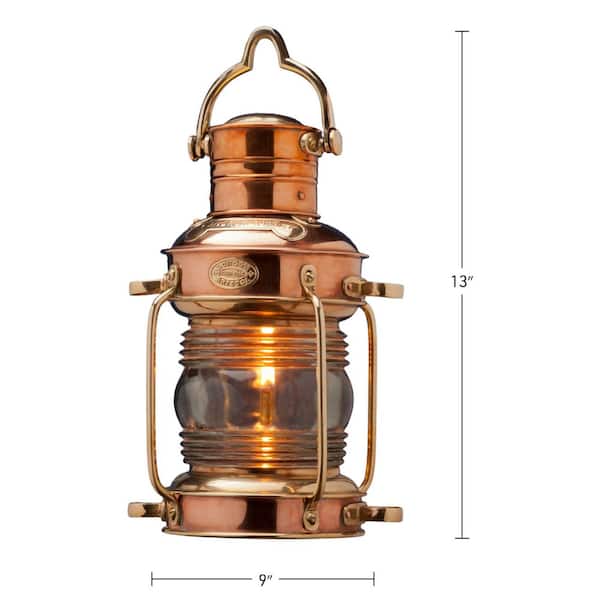 KINGS COUNTY TOOLS Functional Hanging Oil Lamp - Garden Torch