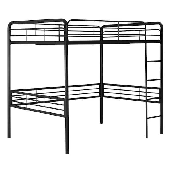 Dhp Amelia Black Full Metal Loft Bed, How To Put A Metal Loft Bed Together