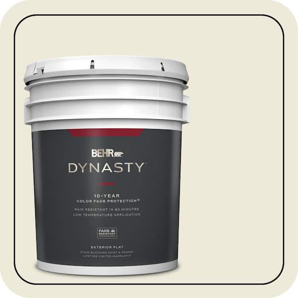 BEHR DYNASTY 5 gal. #ECC-36-2 Nesting Dove Flat Exterior Stain-Blocking Paint & Primer