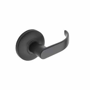 Oil Rubbed Bronze Dummy for Laundry Room Hallway Closet Wave Door Handle Lever Set Left and Right Hand