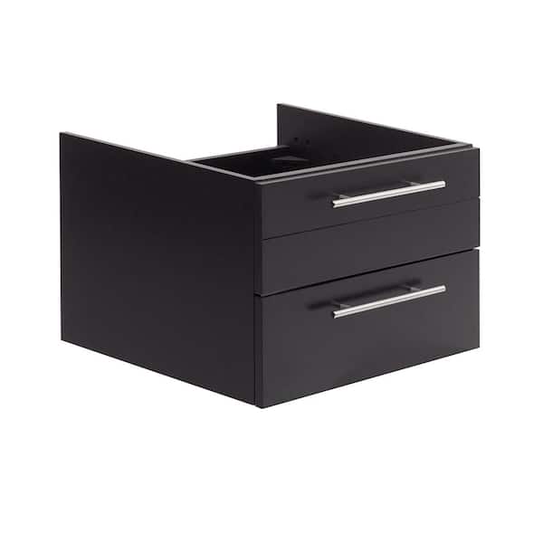 Fresca Lucera 23 in. Wall Mount Floating Single Bath Vanity Cabinet without Top in Espresso - Undermount Sink Compatible