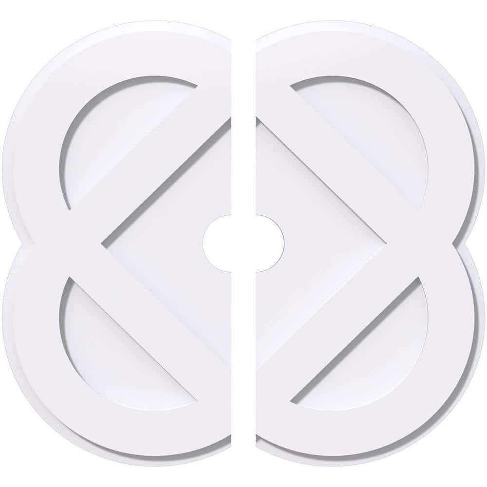 1 in. P X 15-1/4 in. C X 38 in. OD X 5 in. ID Charlotte Architectural Grade PVC Contemporary Ceiling Medallion Two Piece price history on PriceWatchPro