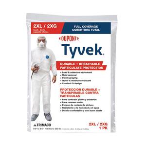 DuPont Tyvek 2XL Painters Coverall with Hood and Boots