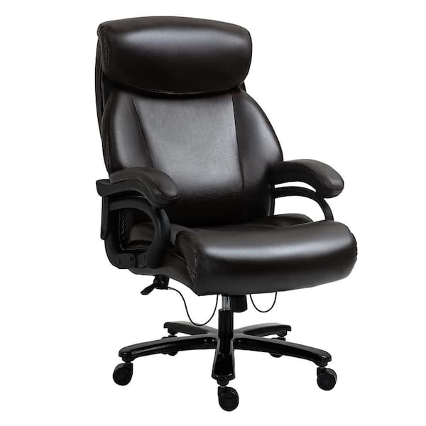 High Back Office Chair PU Leather Executive Task Ergonomic Computer Desk Chairs 