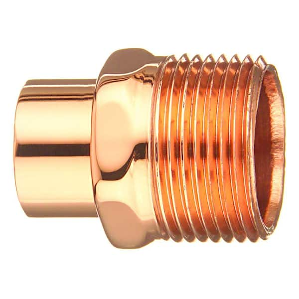 Everbilt 1/2 in. Copper C x MPT Fitting Male Adapter 10630436 - The ...