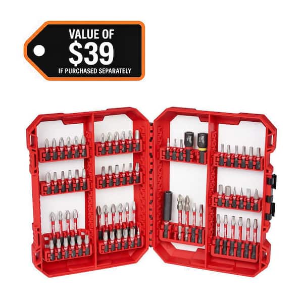 SHOCKWAVE Impact Duty Alloy Steel Screw Driver Bit Set (74-Piece)