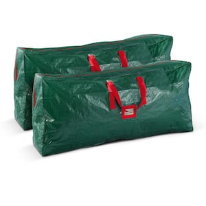 Green Waterproof Artificial Tree Storage Bag for Trees Up to 9 ft. Tall (2-Pack)