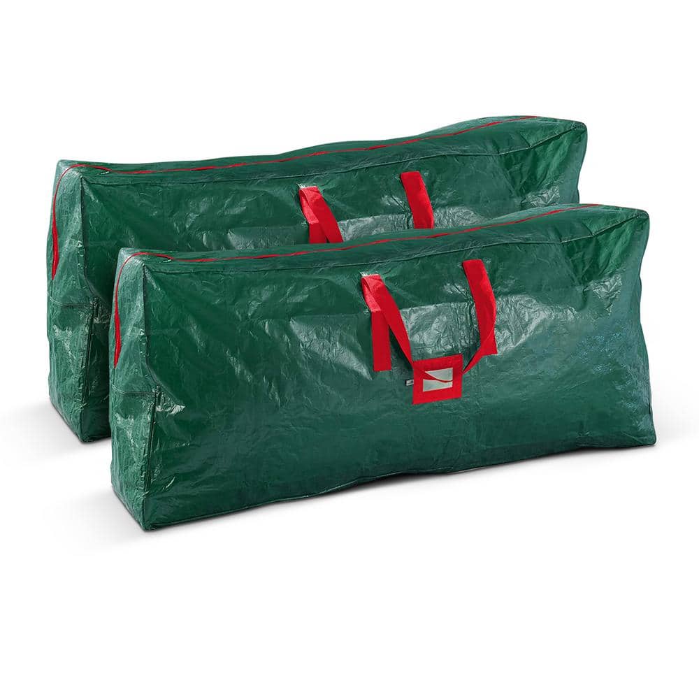 OSTO Green Waterproof Artificial Tree Storage Bag For Trees Up To 7 5   Christmas Tree Storage Osp 102 2 Grn H 64 1000 