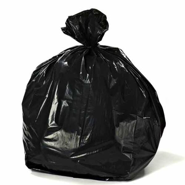 total of 500 bags Black Plasticplace 12-16 Gallon Trash Bags on rolls 