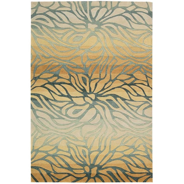Nourison Contour Breeze 7 ft. x 9 ft. Geometric Contemporary Area Rug
