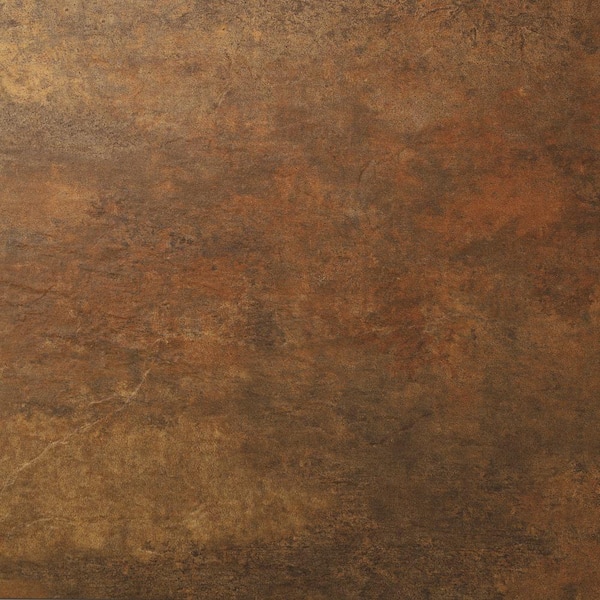 Floorworks 12 in. x 18 in. x 0.118 in. Copper Slate Luxury Vinyl Tile (36 sq. ft. / case)