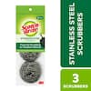 Scotch-Brite Stainless Steel Scrubbing Pad (3-Pack) 214C-CC - The