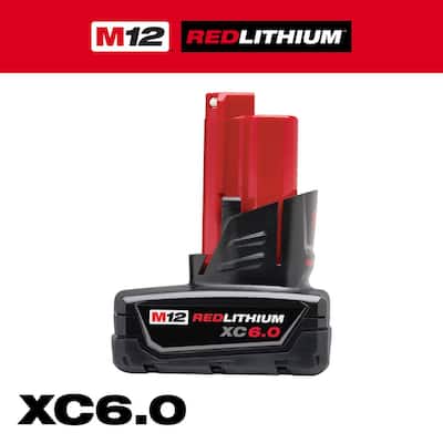 M12 12-Volt Lithium-Ion XC Extended Capacity 6.0Ah Battery Pack