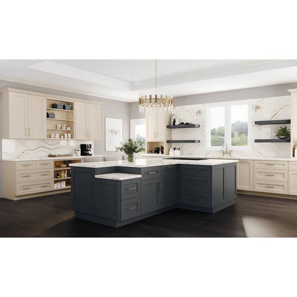 Home Decorators Collection Nashville Cream Painted Plywood Shaker Stock Assembled Wall Kitchen Cabinet Touch Up Kit 1 In X Tuk Bc The Depot Wall Kitchen Cabinet Touch Up, How To Touch Up White Painted Kitchen Cabinets