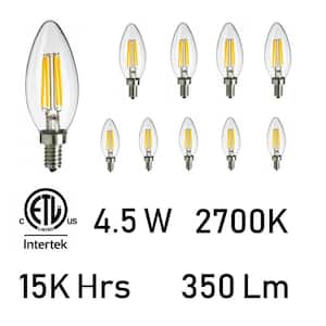 4.5 Watt E12 LED Bulb 2700K (Set of 10)